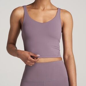 American Tall Balance Tank Top in Smoked Mauve - Women's Tall Tank Tops Size LL